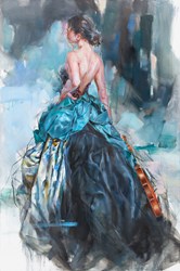 Woven Dreams II by Anna Razumovskaya - Stretch Canvas sized 18x27 inches. Available from Whitewall Galleries